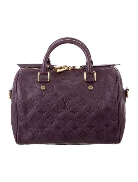 louis vuitton monogram empreinte speedy bag 25